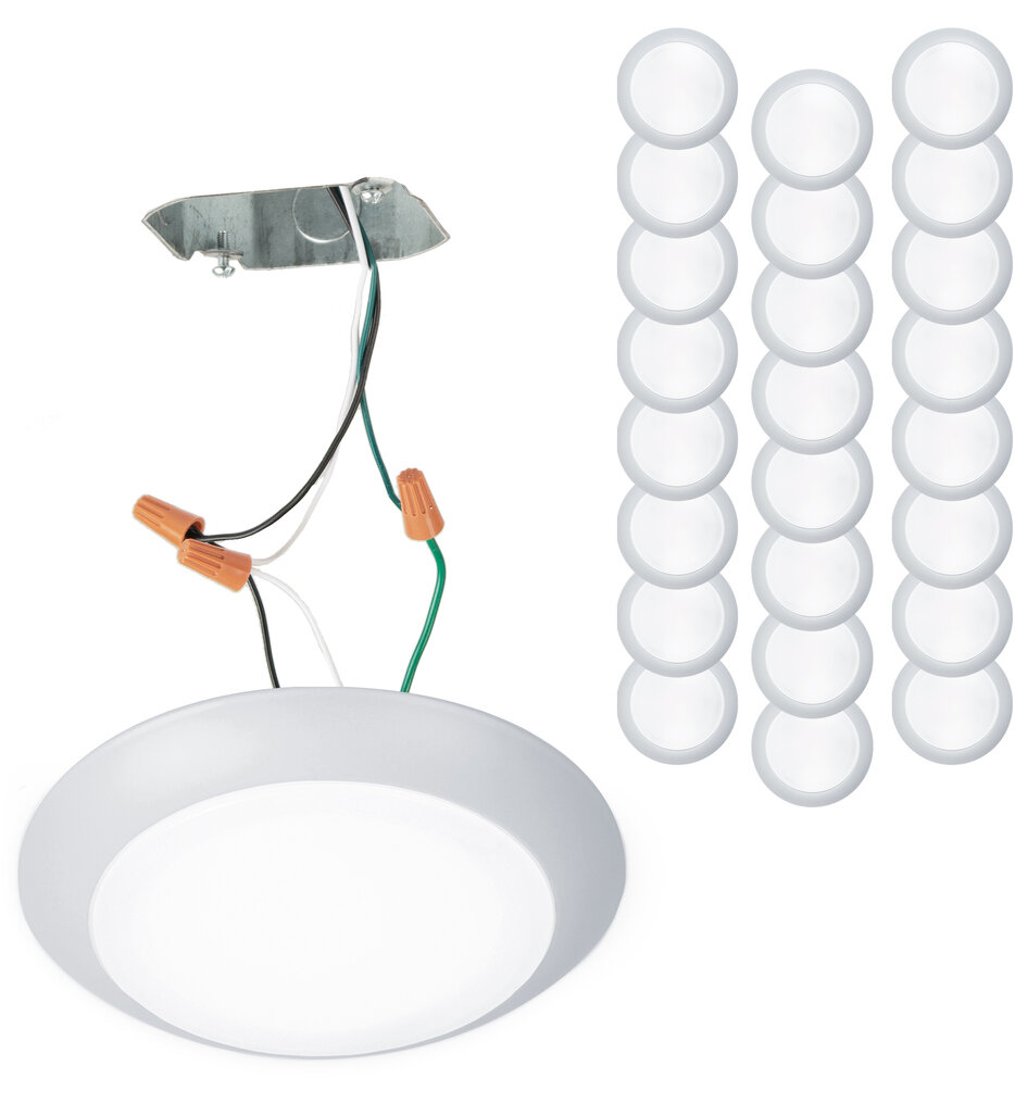 Disc 7.4" Flush Mount (Pack of 24)