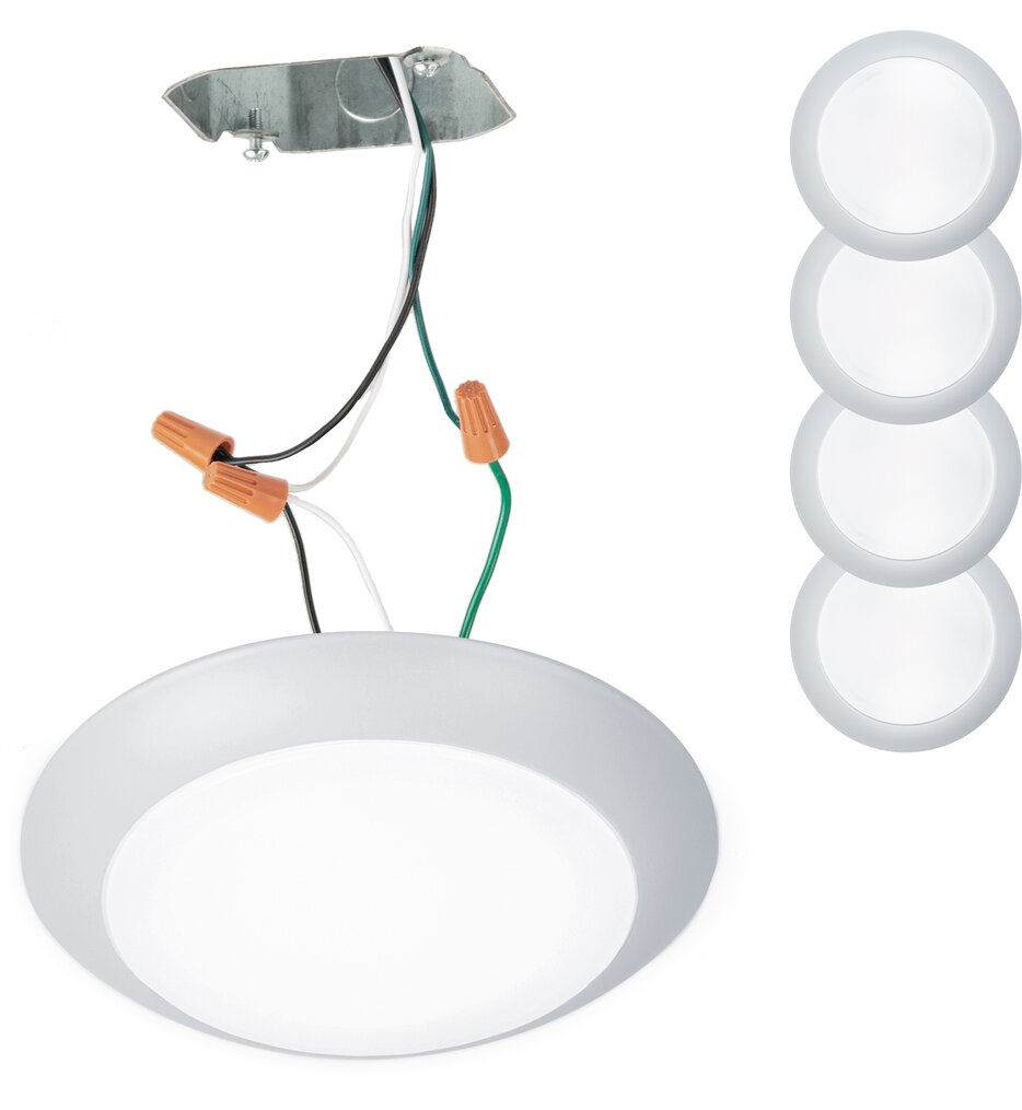 Disc 7.4" Flush Mount (Pack of 4)