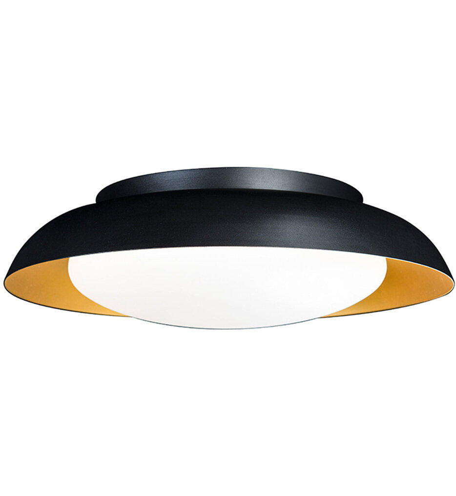 dweLED - FM-49118-BK/GO - Taurus 17.88" Flush Mount