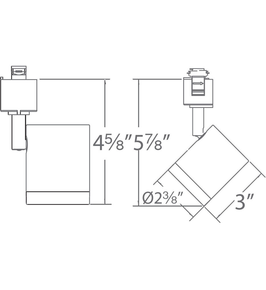 WAC Limited - Charge 8010 LED Line Voltage Track Head (Set