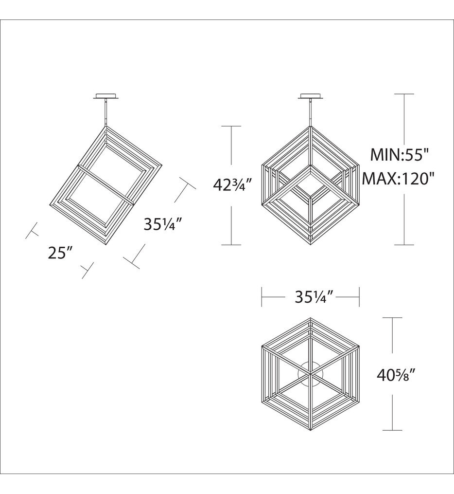 Atlas 41.63" Chandelier