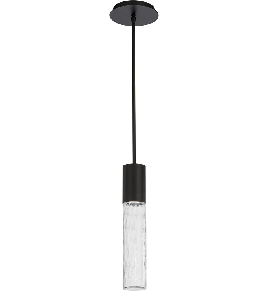 dweLED - PD-W63114-BK - Sleek 14" Outdoor Pendant
