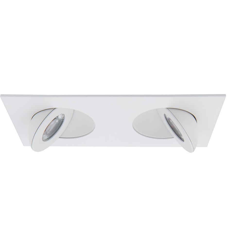 Lotos 2in LED 2-Light Square Adjustable Recessed Kit