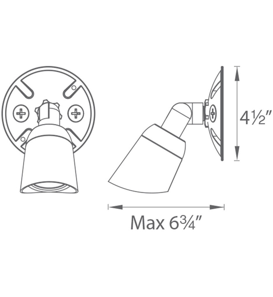 Endurance 6.75" Outdoor Spot Light