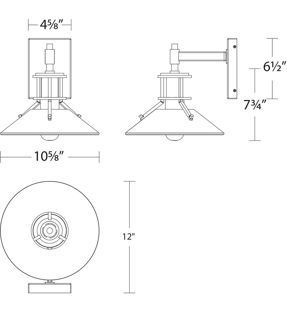 Sleepless 12" Outdoor Wall Light