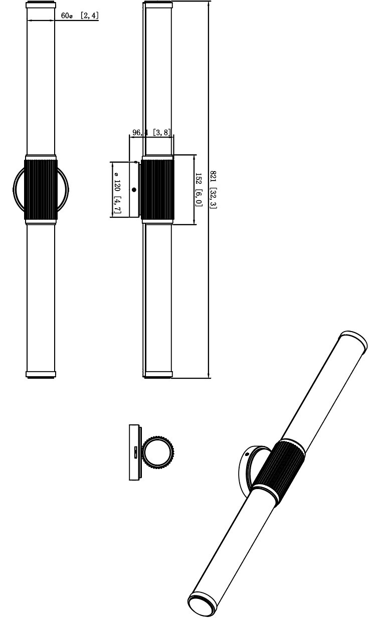 Solange 32.5" Bath Vanity Light