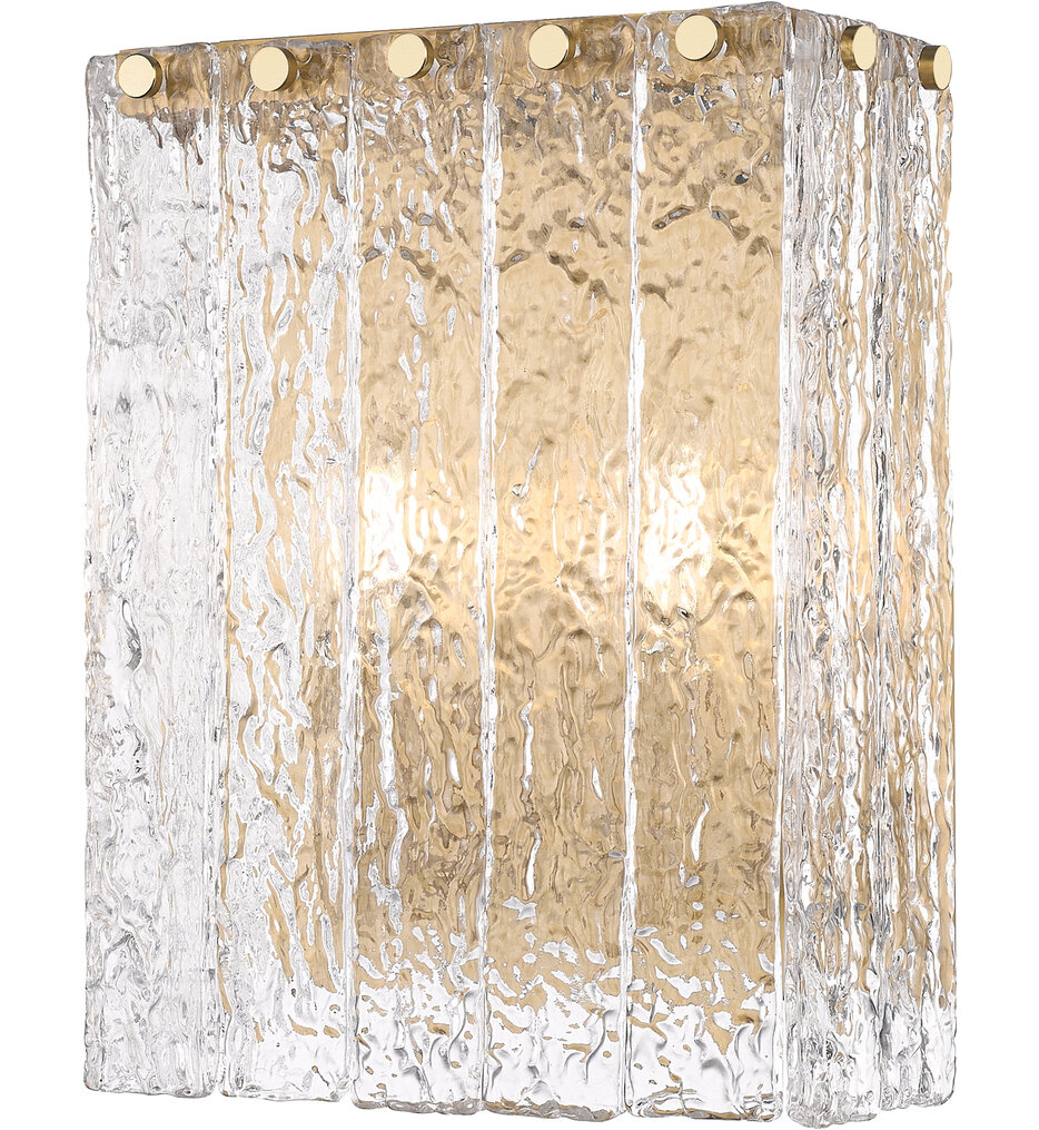 Z-Lite - 1943-2S-MGLD - Glacier 12" Wall Sconce
