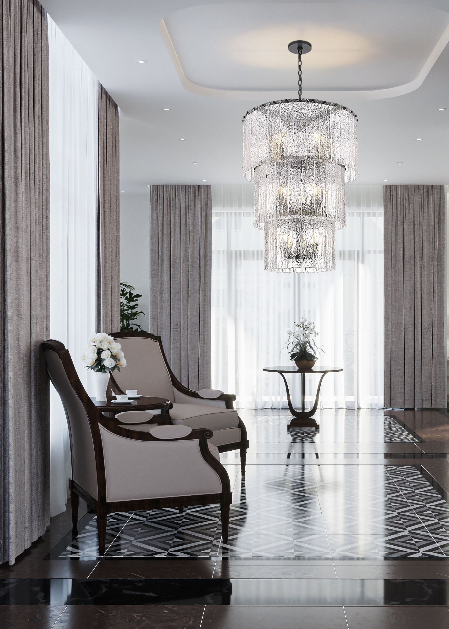 Glacier 27.5" Chandelier