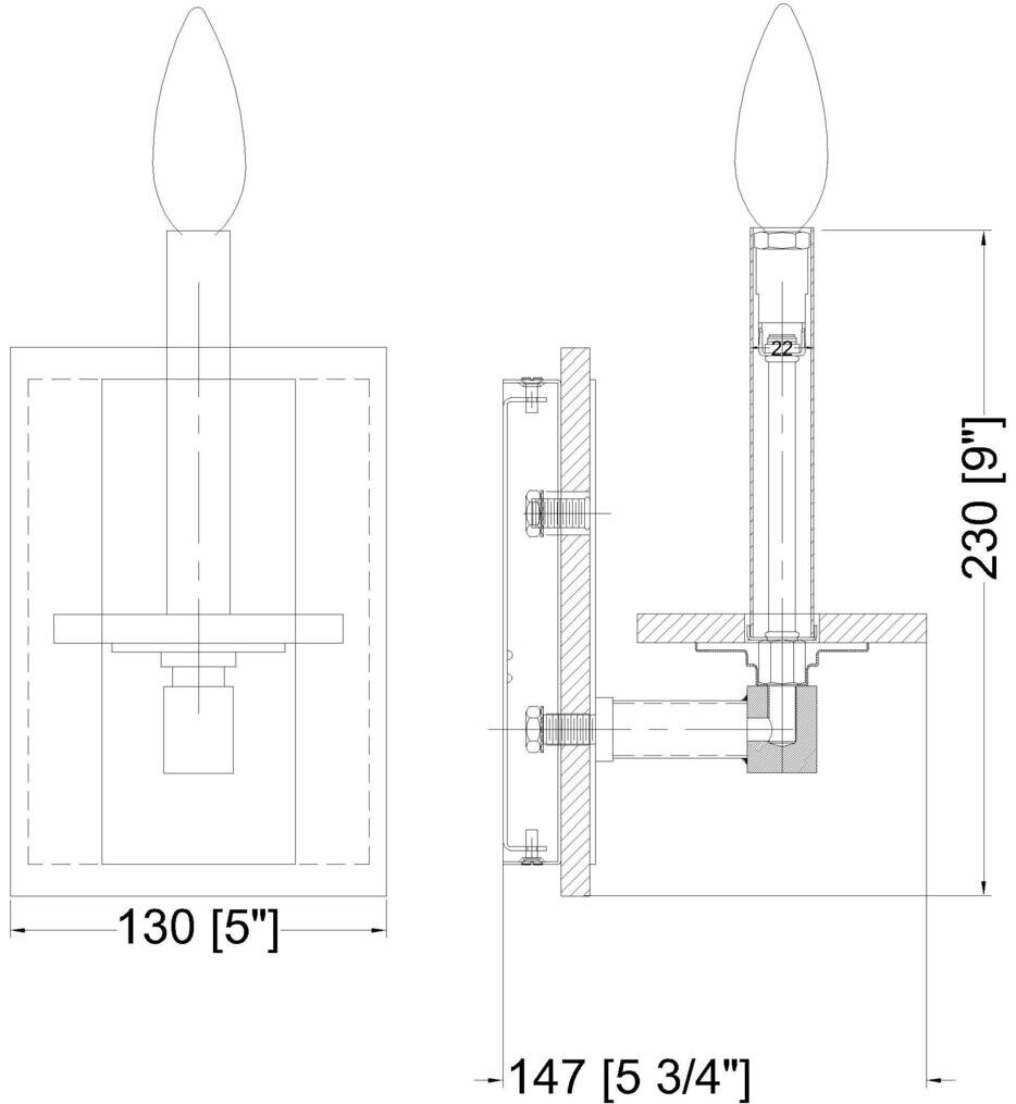 Kaden 9" Wall Sconce
