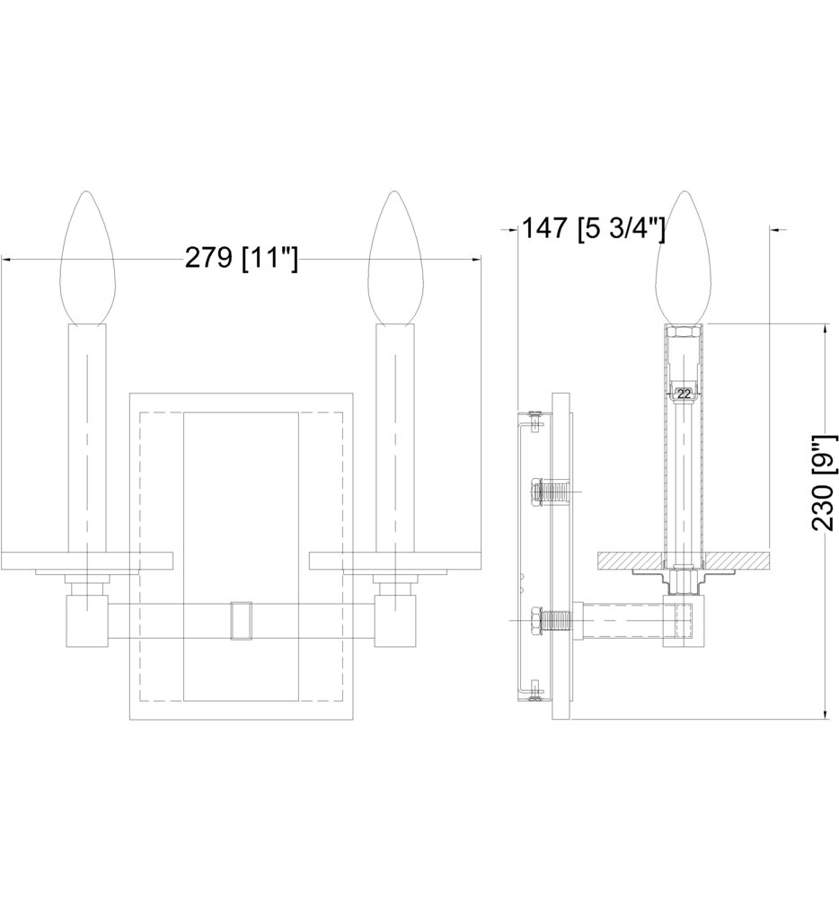 Kaden 11" Wall Sconce
