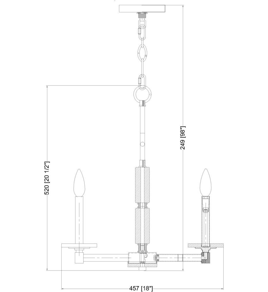 Kaden 18" Chandelier