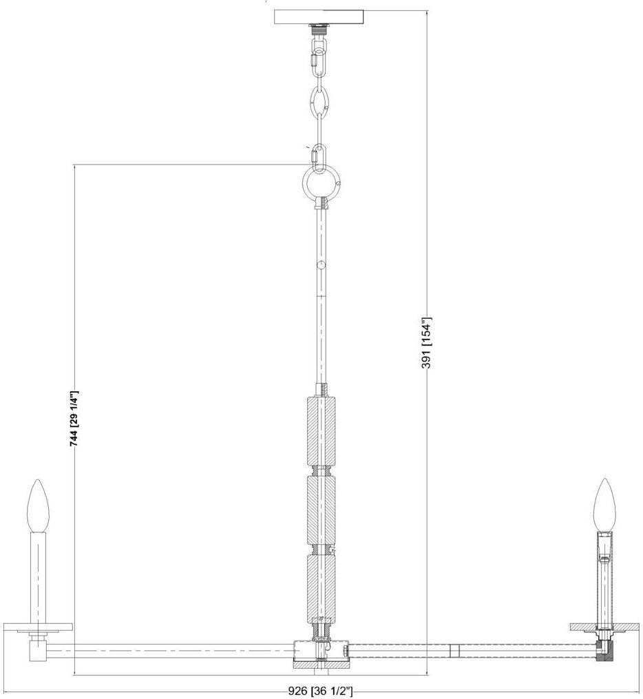 Kaden 36.5" Chandelier