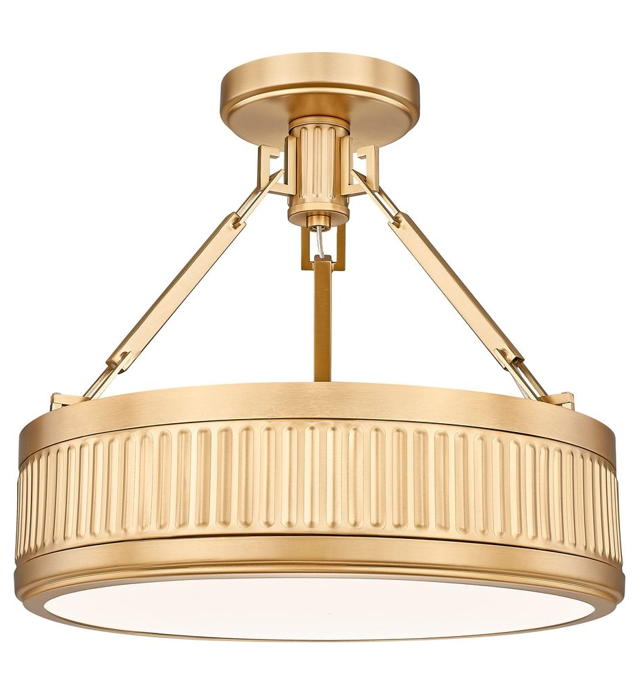 Z-Lite - Quinn 15-inch Semi-Flush Mount