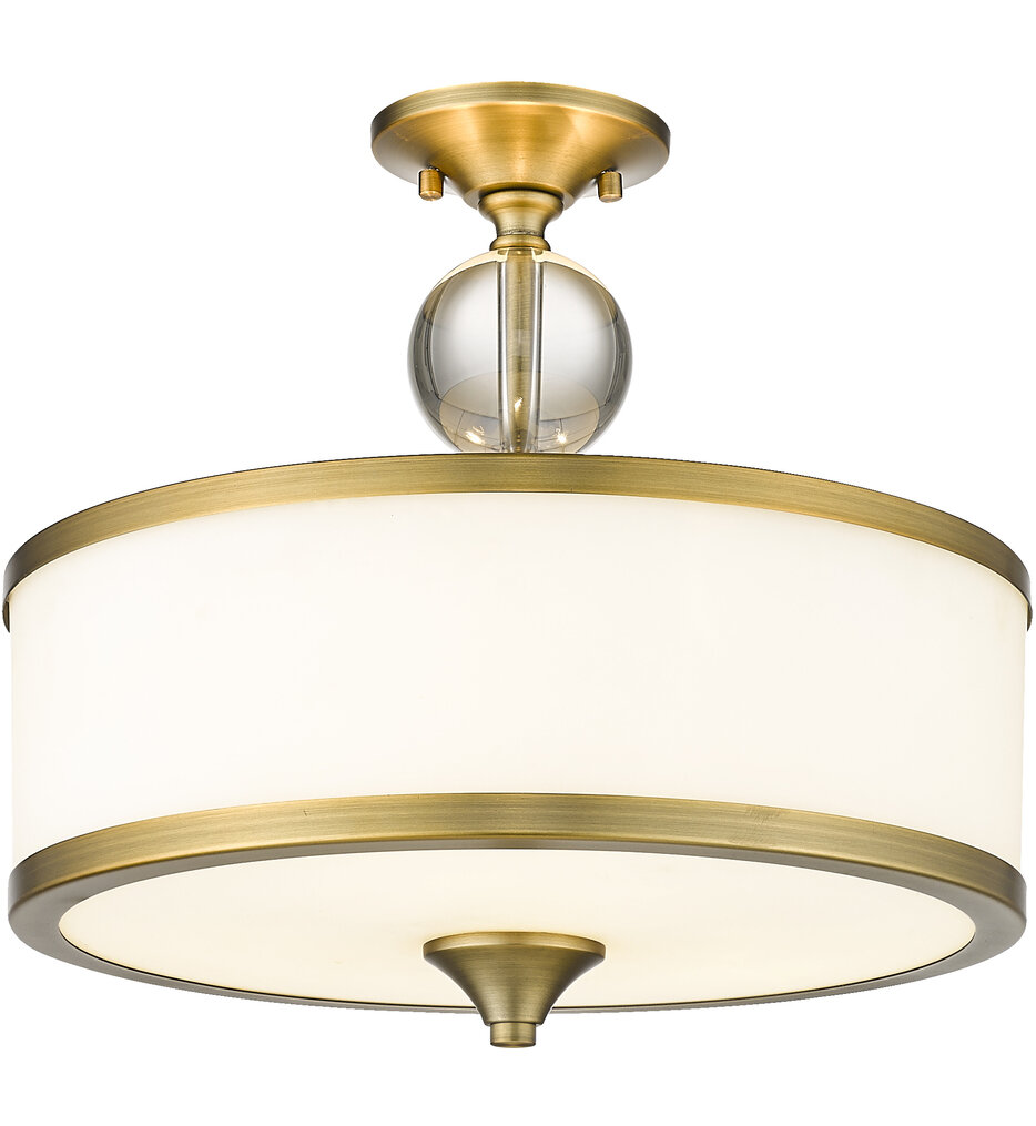 Z-Lite - Cosmopolitan 15.75" Semi-Flush Mount