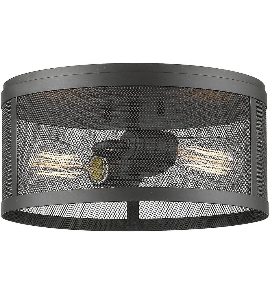 Z-Lite - Meshsmith 12.125" Flush Mount
