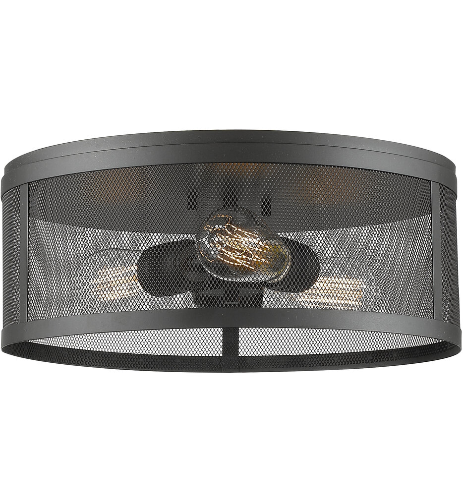 Z-Lite - Meshsmith 14.875" Flush Mount