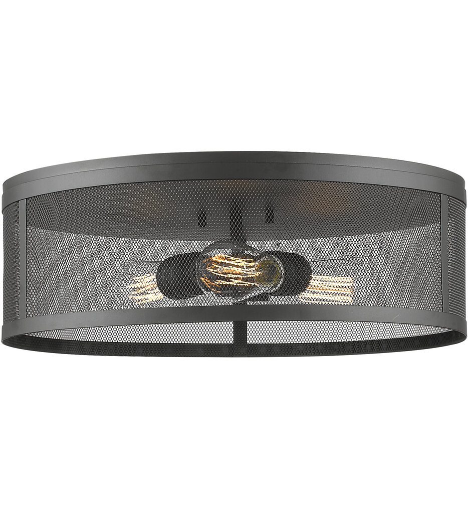 Z-Lite - Meshsmith 18" Flush Mount