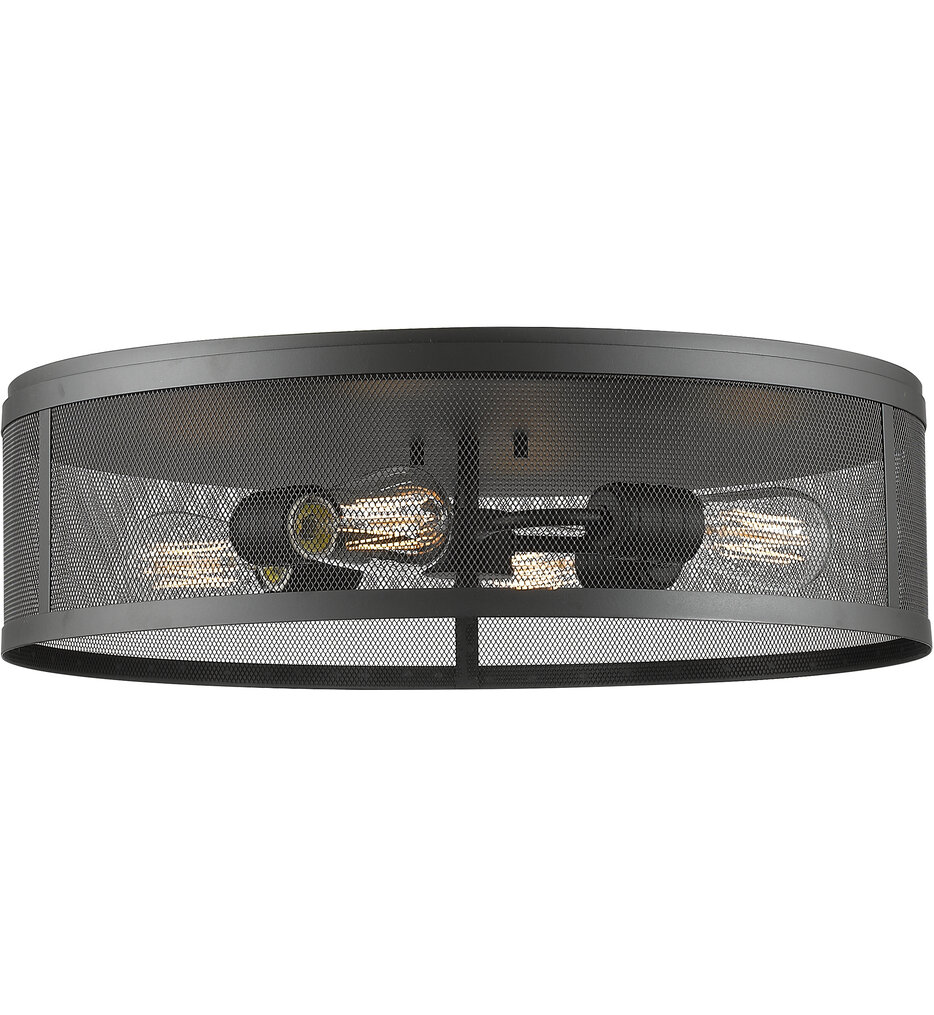 Z-Lite - Meshsmith 21.125" Flush Mount