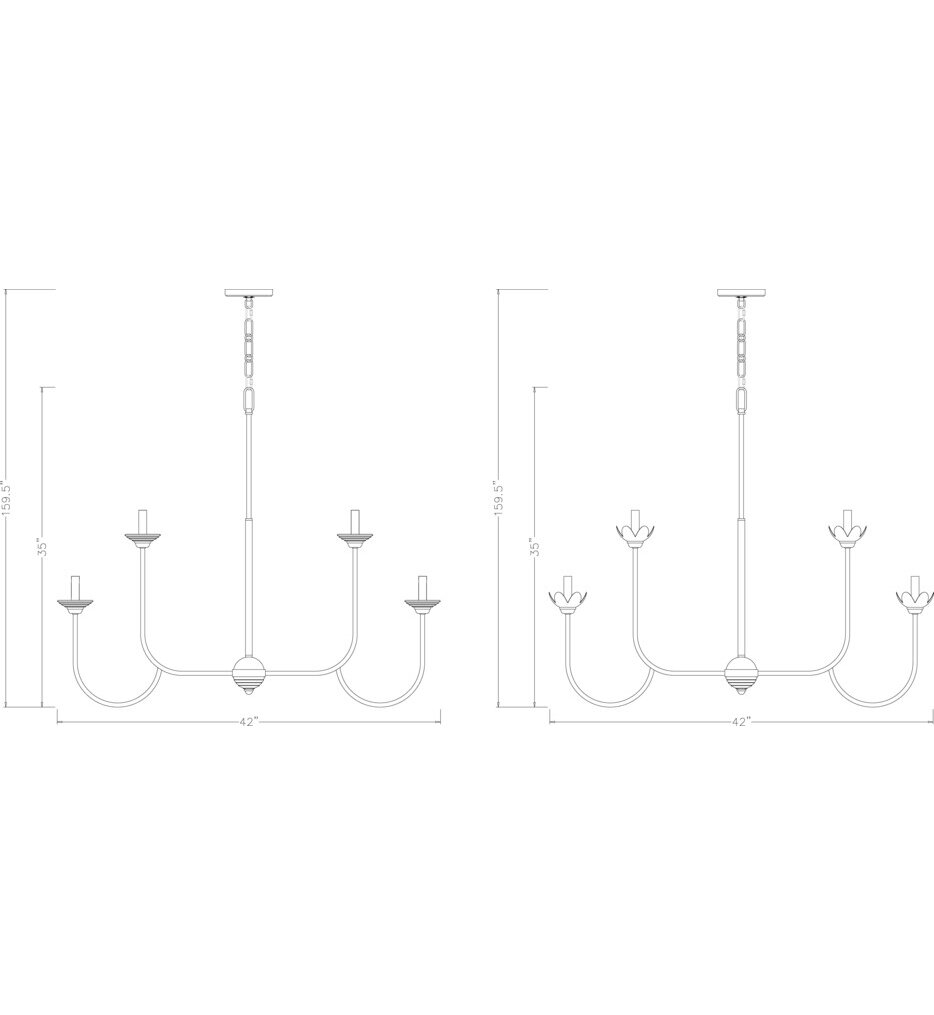 Allistair 42" Chandelier