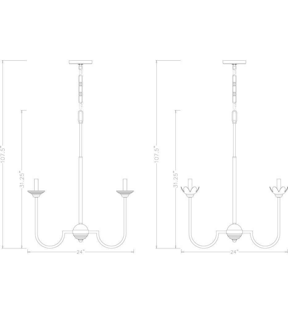 Allistair 24" Chandelier