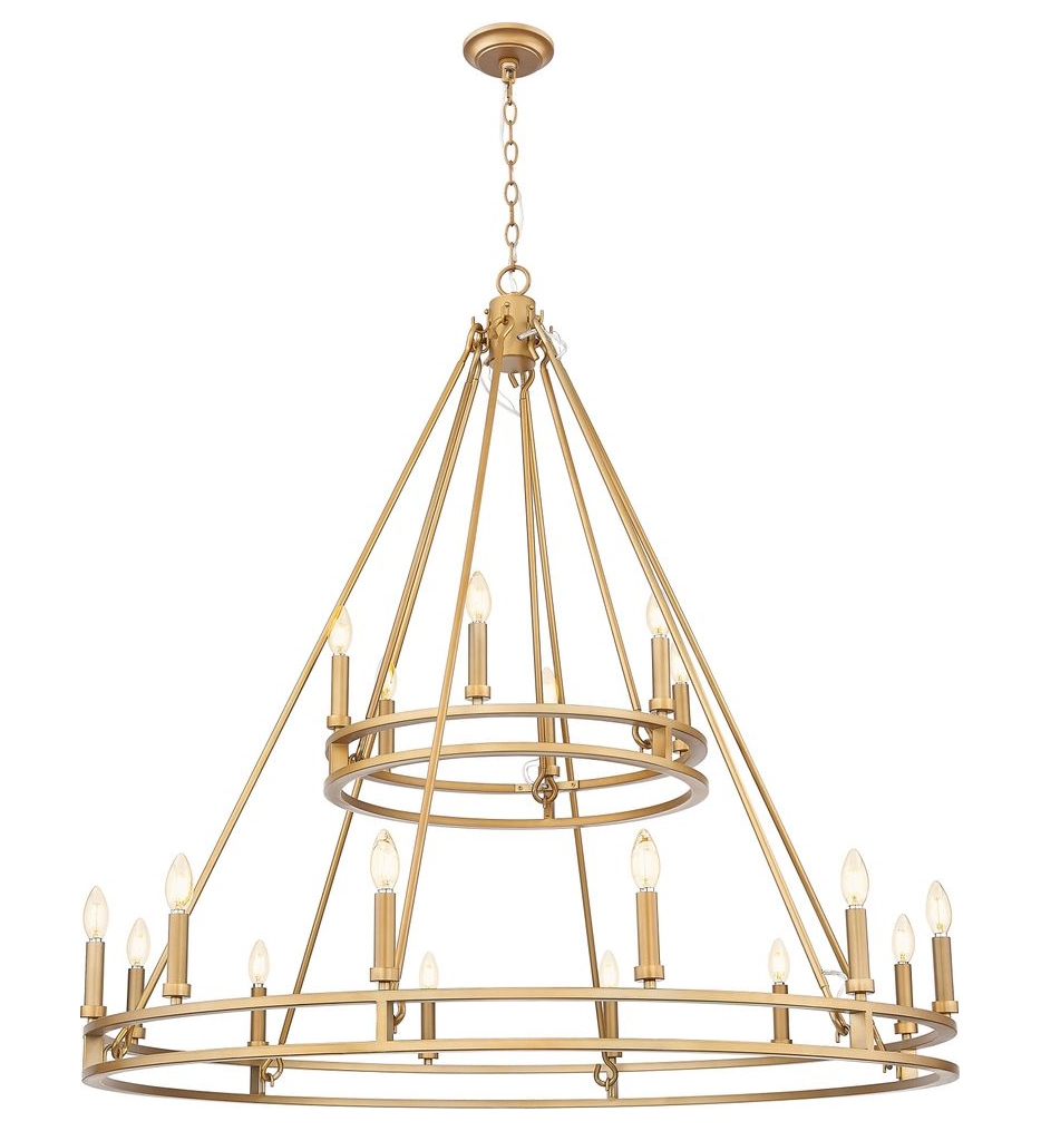 Z-Lite - 4005-18SBR - Dennison 47.5-inch Chandelier