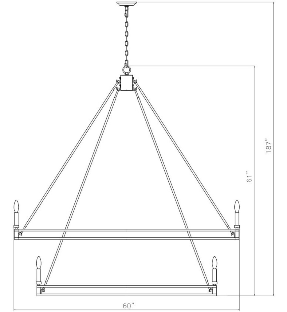 Dennison 60" Chandelier