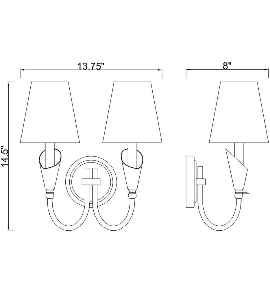 Claudelle 14.5" Wall Sconce