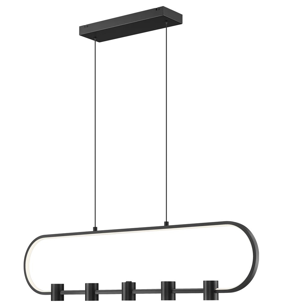 Z-Lite - 4101-42L-MB-LED - Saros 42-inch Linear Chandelier