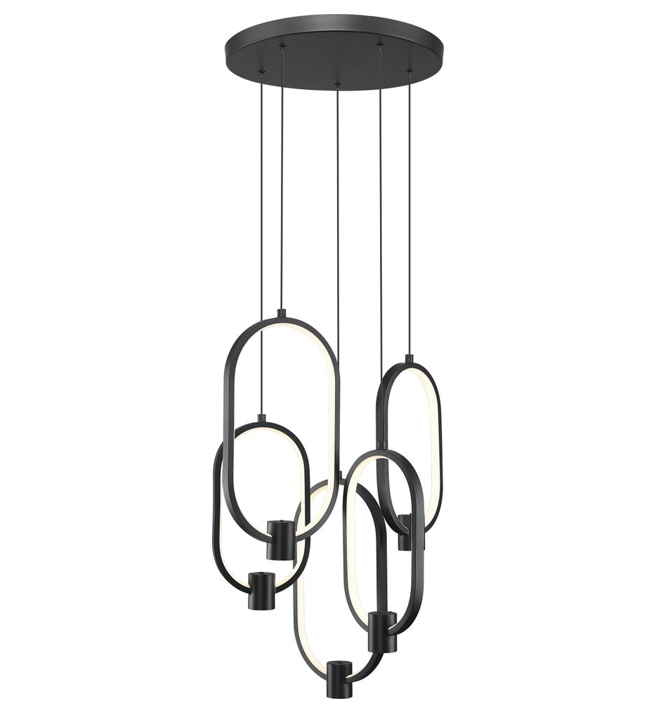 Z-Lite - 4101-5MB-LED - Saros 18.25-inch Chandelier