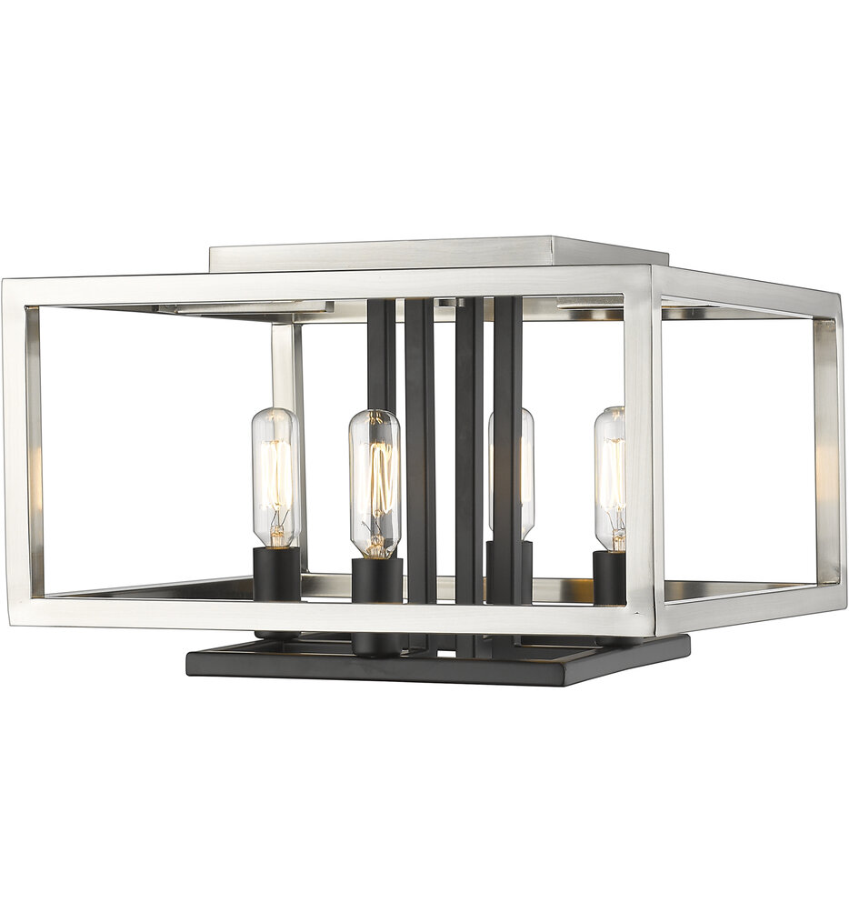 Z-Lite - Quadra 13" Flush Mount
