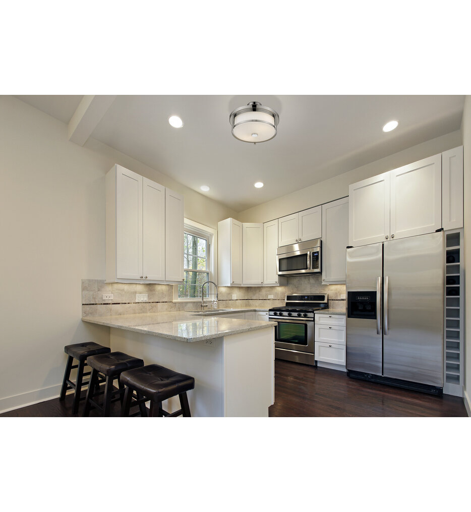 Savannah 13.75" Semi-Flush Mount