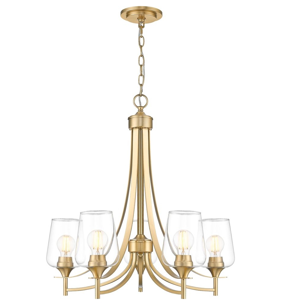 Z-Lite - 473-5BBR - Joliet 25-inch Chandelier