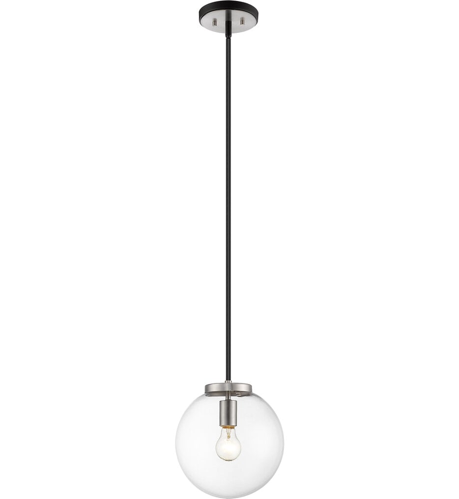Belle♡ Z-Lite Bella 1-Light Mini Pendant Light In Matte Black With