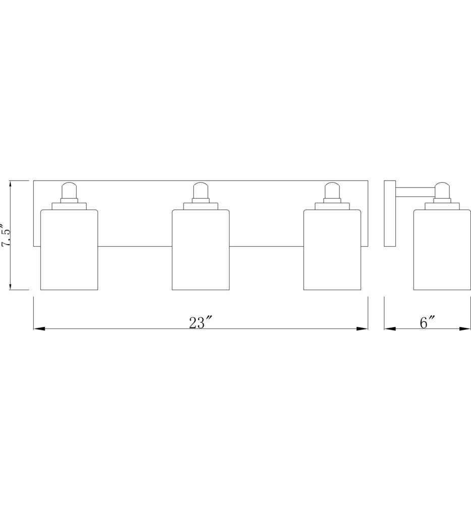 Soledad 23" Bath Vanity Light