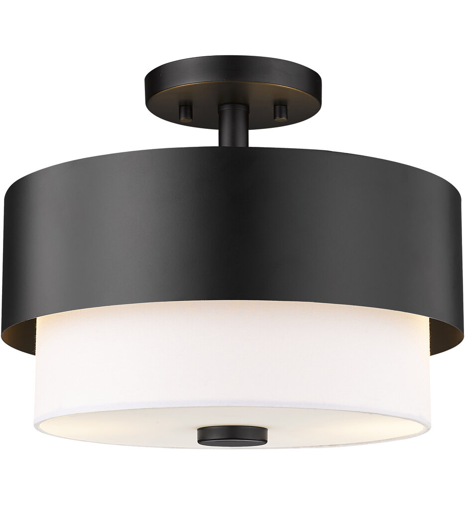 Z-Lite - Counterpoint 13" Semi-Flush