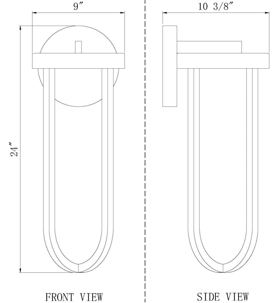 Leland 24" Outdoor Wall Sconce