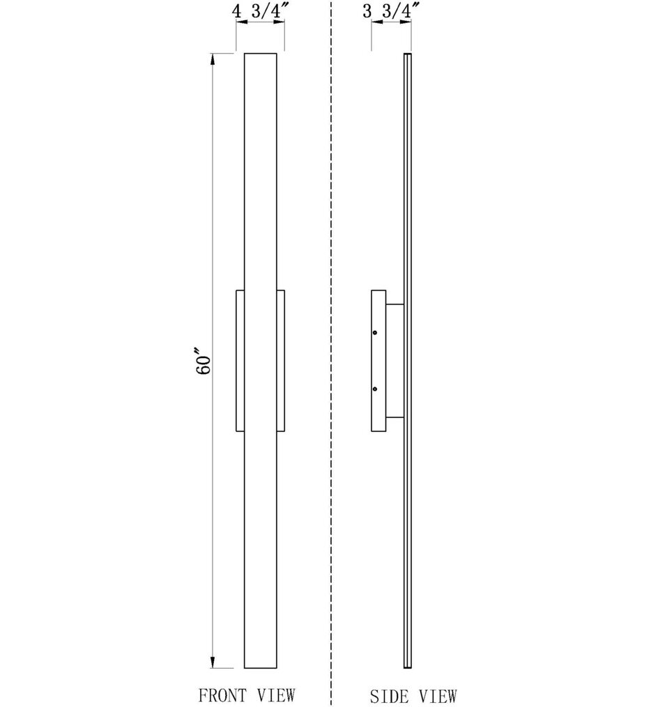 Stylet 60" Outdoor Wall Sconce