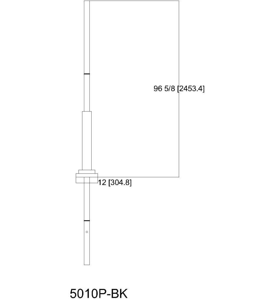 Outdoor Post 96" Outdoor Post