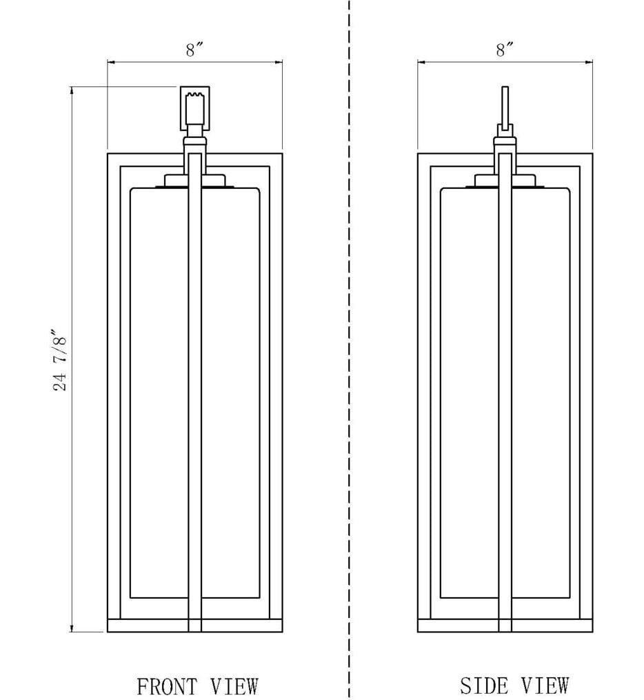 Aura 8" Outdoor Pendant
