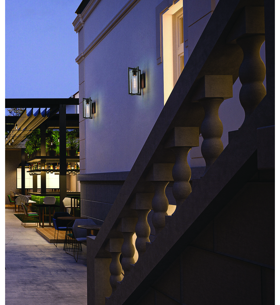 Aura 16.5" Outdoor Wall Sconce