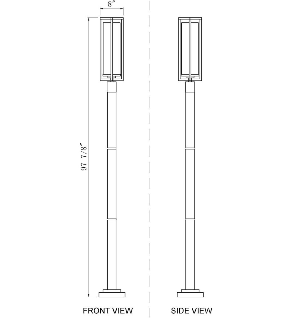Aura 99.5" Outdoor Post Light