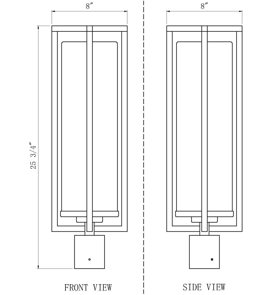 Aura 25.75" Outdoor Post Light
