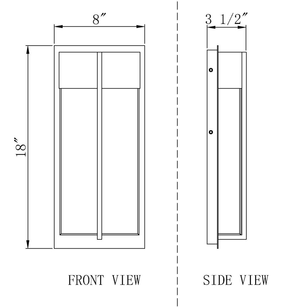 Nyx 18" Outdoor Wall Sconce