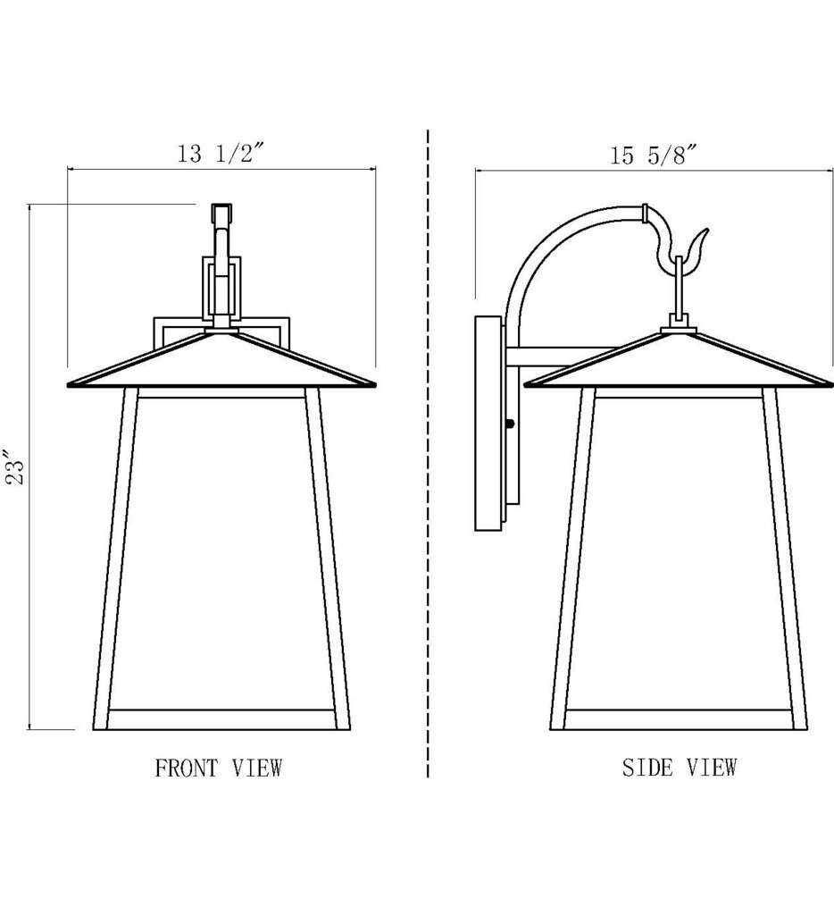 Rainer 23" Outdoor Wall Sconce