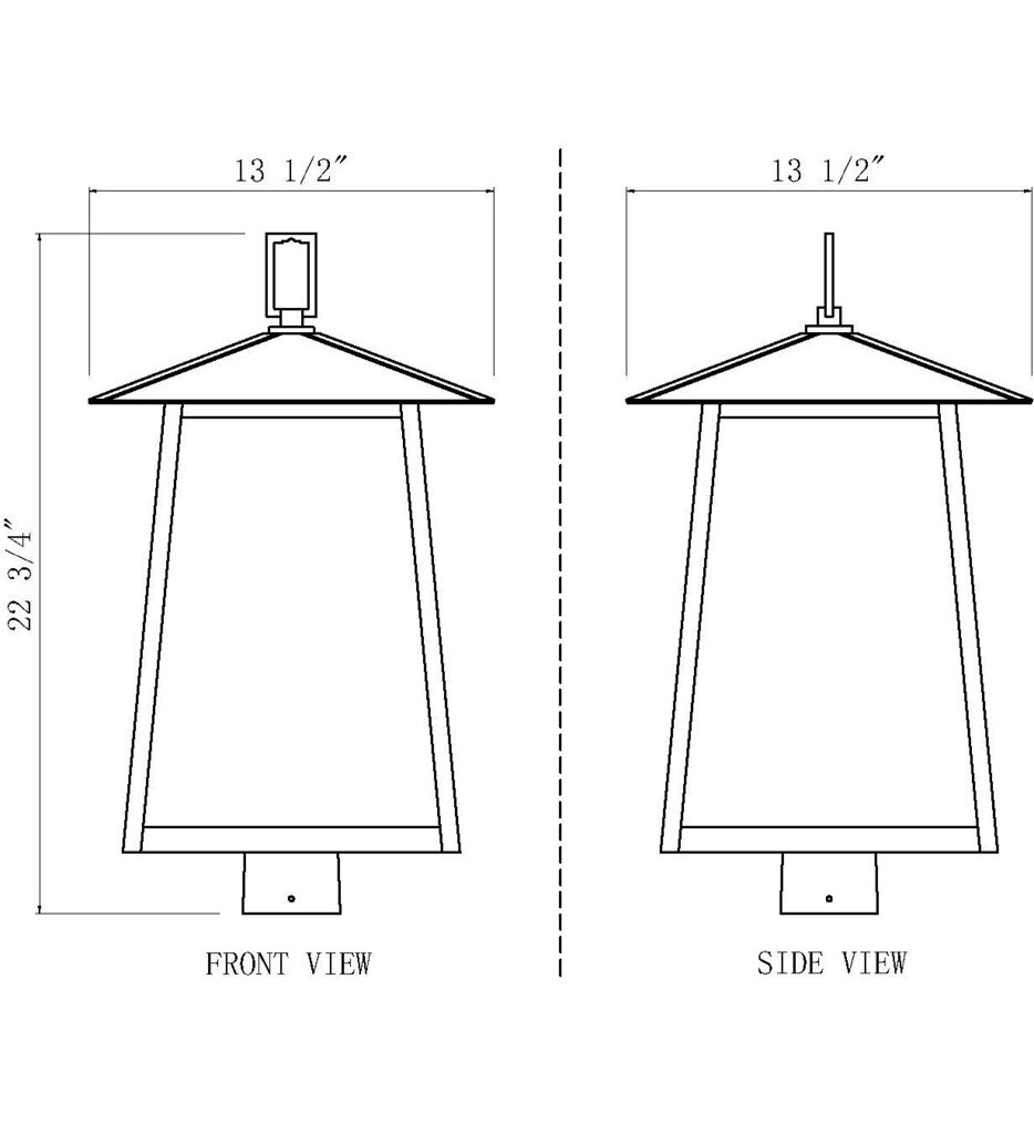 Rainer 22.75" Outdoor Post Light