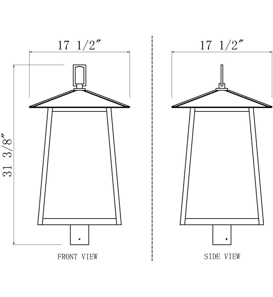 Rainer 31.5" Outdoor Post Light