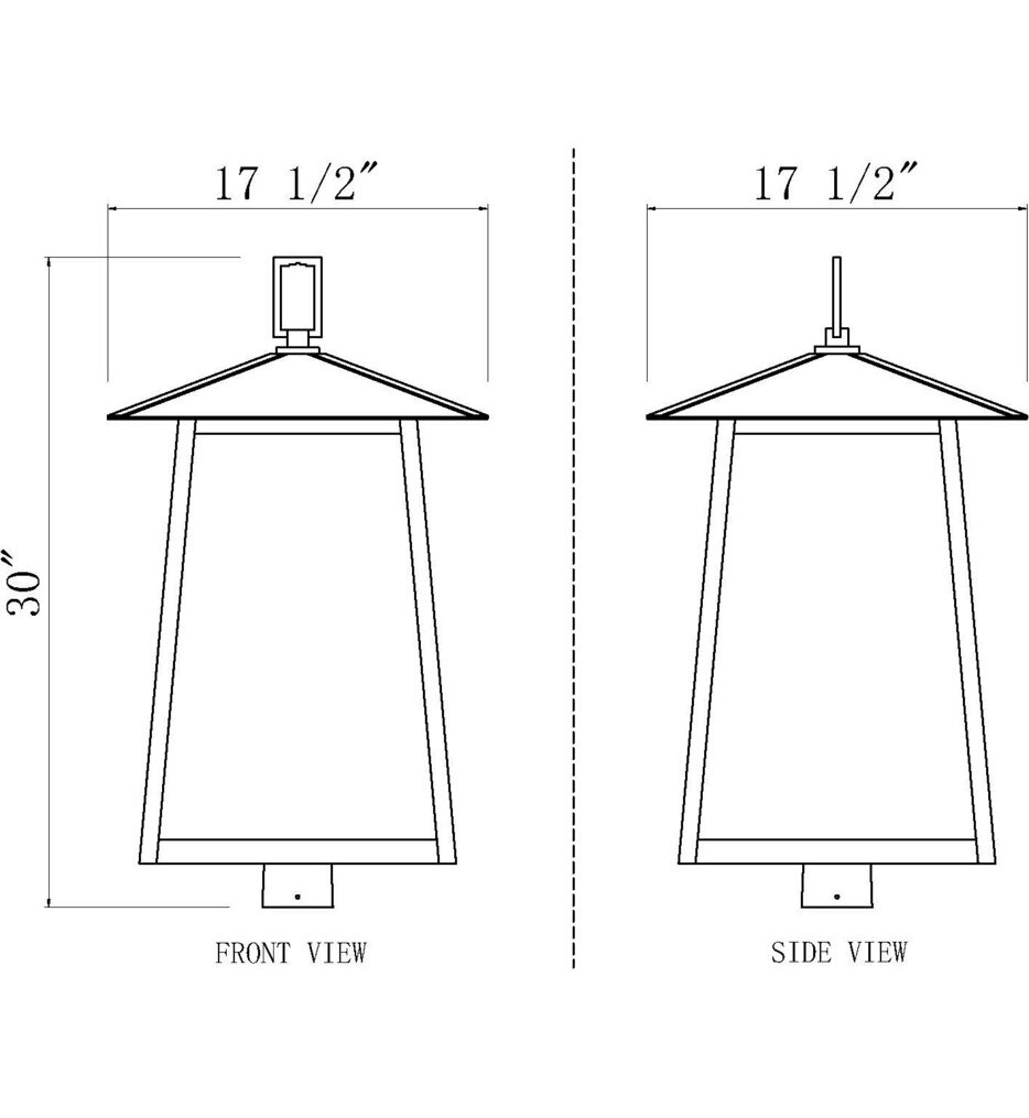 Rainer 30" Outdoor Post Light