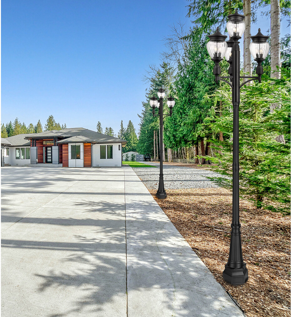 Davina 125.75" Outdoor Post Light