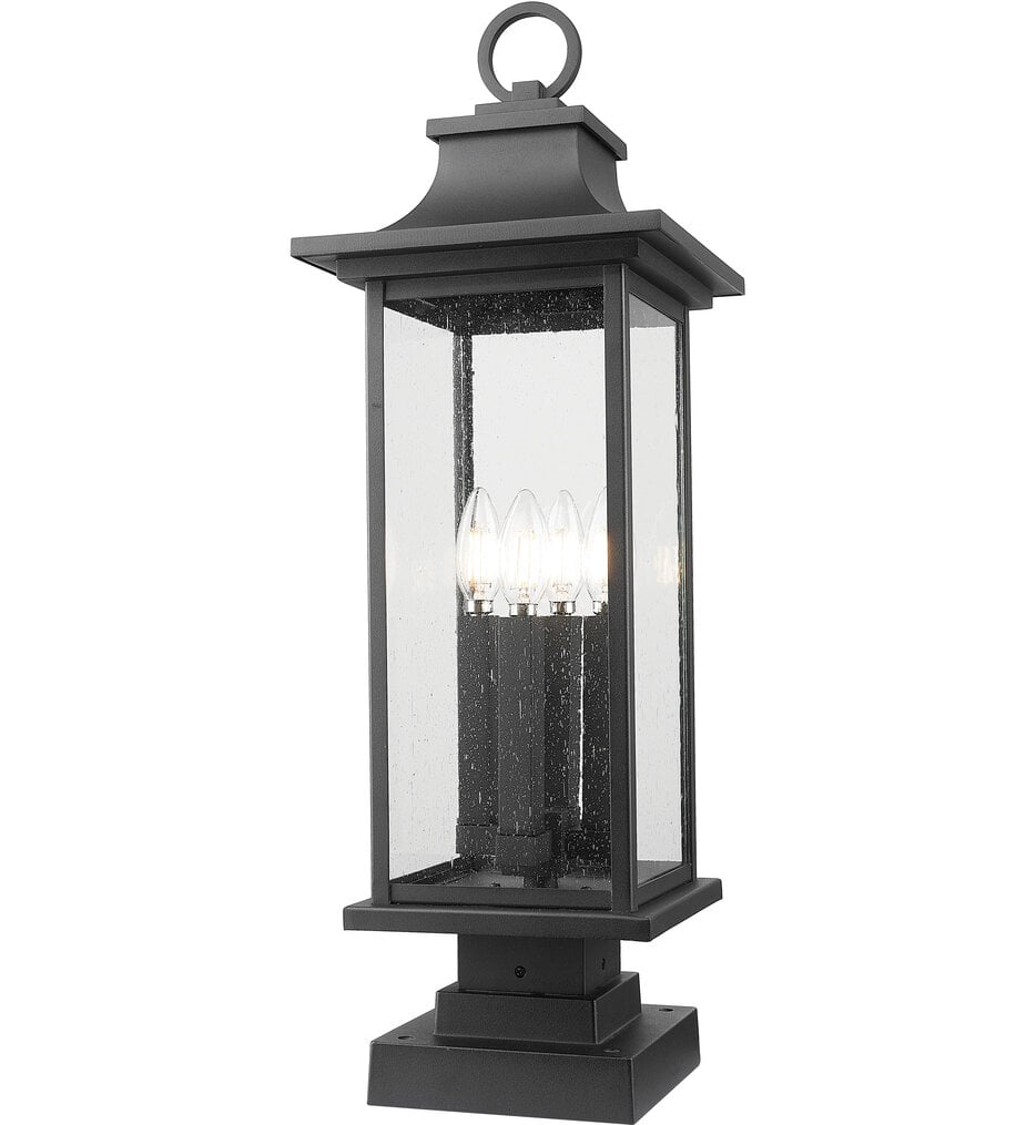Tiberius 27" Outdoor Pier Mount Light