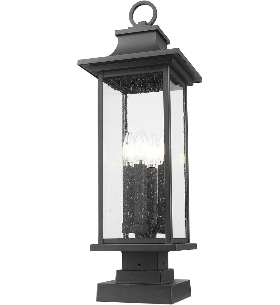 Tiberius 27" Outdoor Pier Mount Light